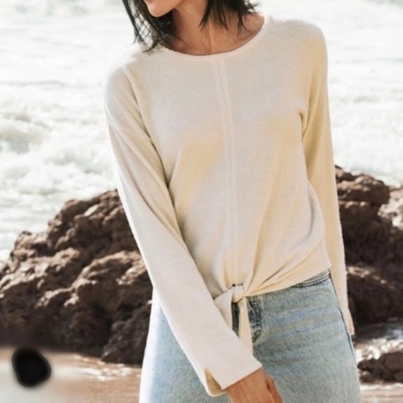 Barefoot Dreams Cozychic Ultra Lite Tie-Front Top - Picture 3 of 5